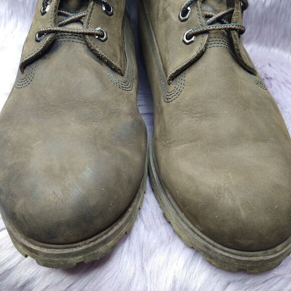 Timberland 6 Inch Double Collar Boots Dark Chocolate Nubuck Mens Size 15 M 73543 main image 4
